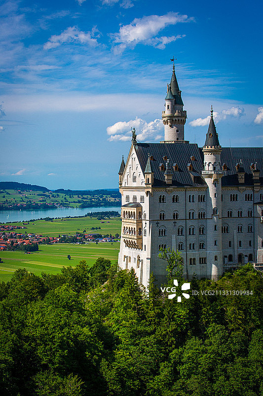 德国天鹅堡图片素材