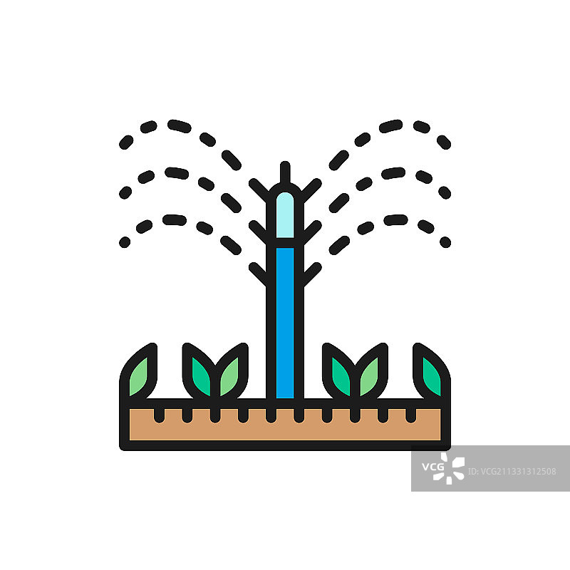 农业灌溉洒水器图片素材