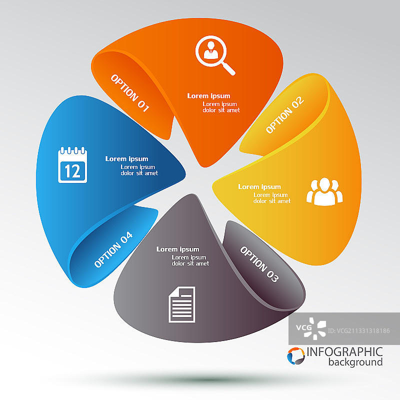 网页信息图表模板图片素材