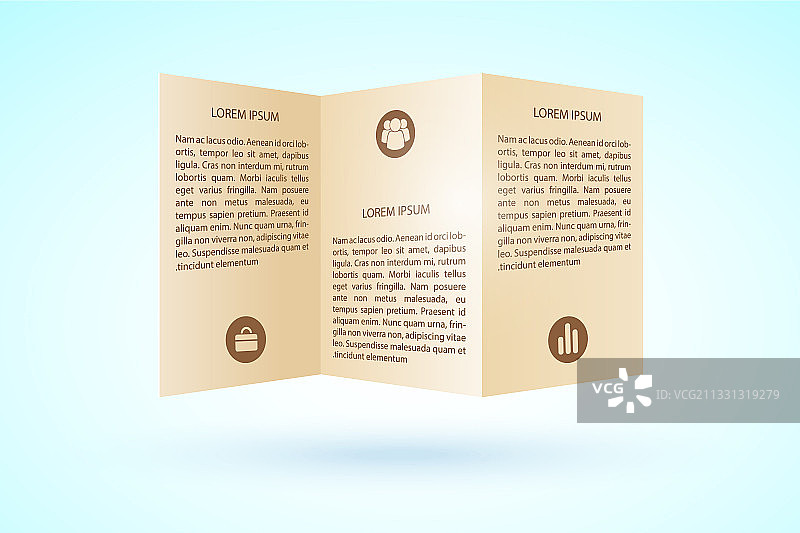 商业抽象纸质信息图表图片素材