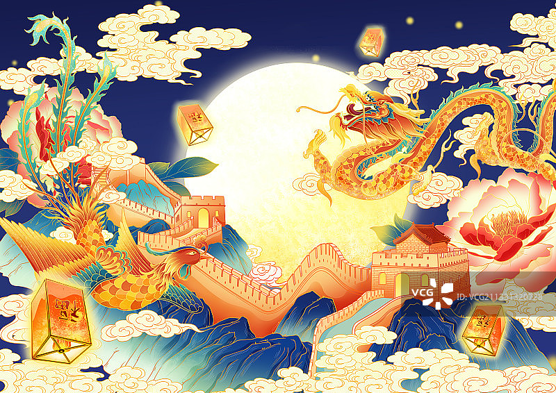 中秋图图片素材