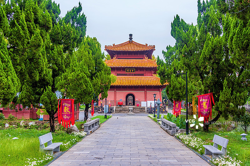 中国湖北荆州玄妙观九老仙都景区玉皇阁图片素材