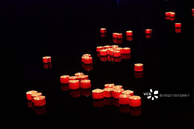 河灯图片素材