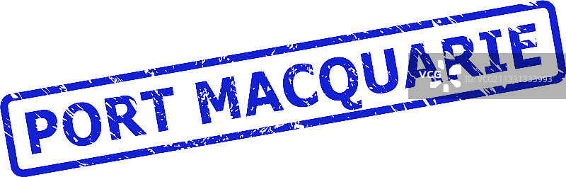 具有不洁风格的麦夸里港水印图片素材