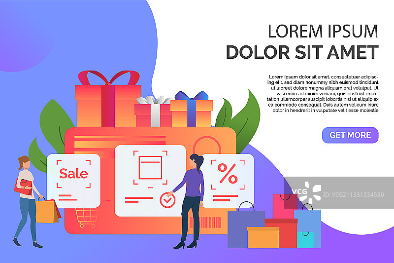 信用卡购物女性展示图片素材