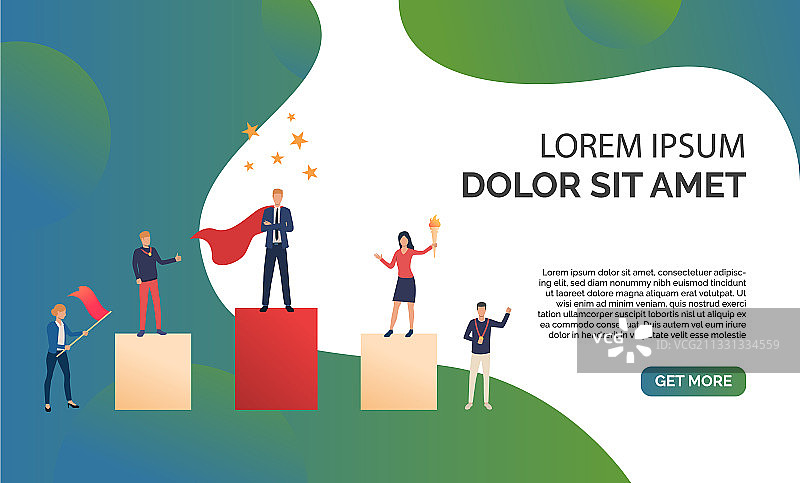 绿色商务演示图片素材