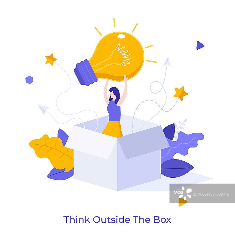 扁平角色概念图片素材