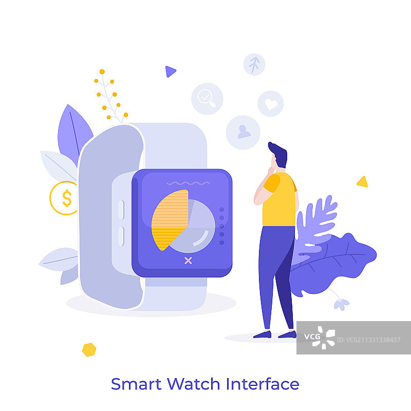 扁平角色概念图片素材