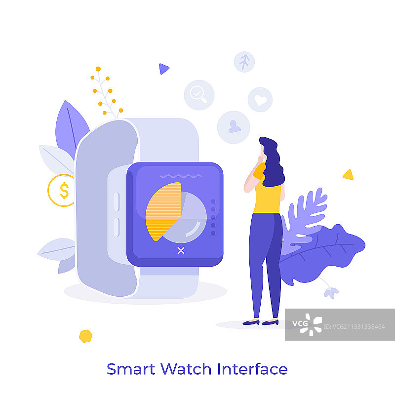 扁平角色概念图片素材