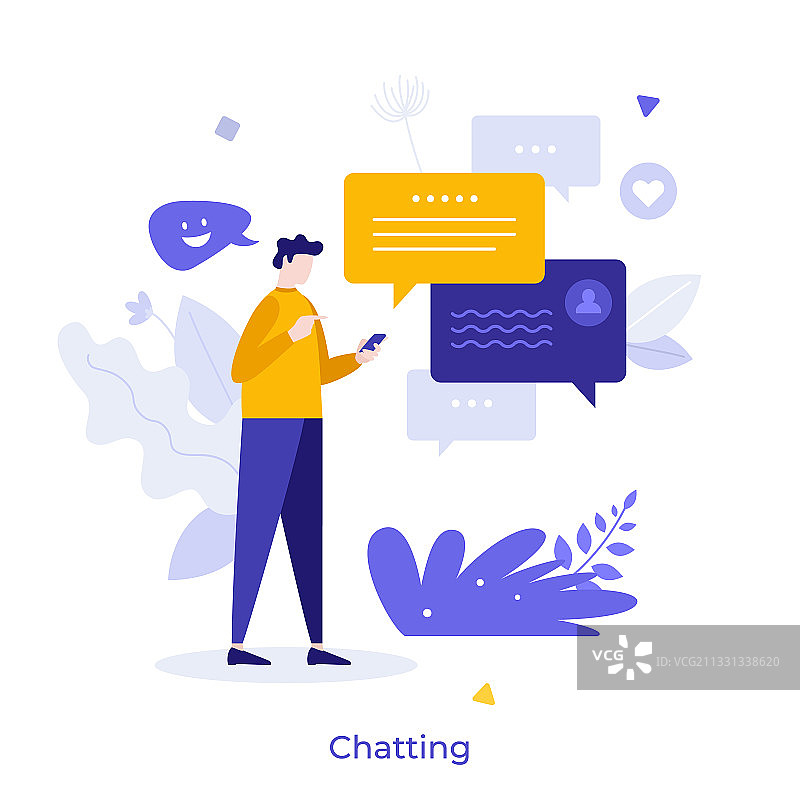 扁平角色概念图片素材