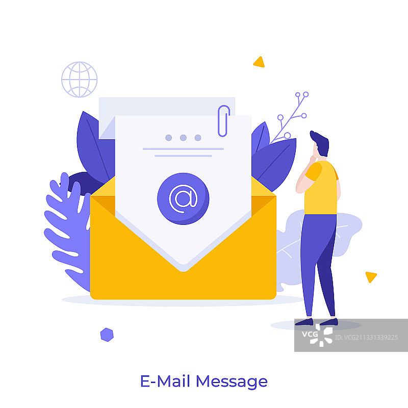 扁平角色概念图片素材