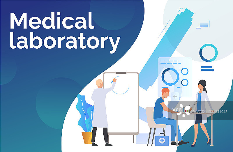 实验室工作人员绘制图表并工作图片素材