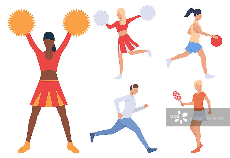 运动人群合集图片素材