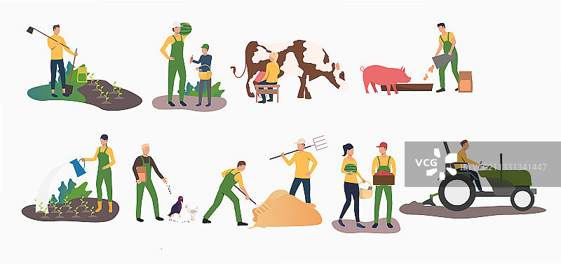 农场活动时间合集图片素材