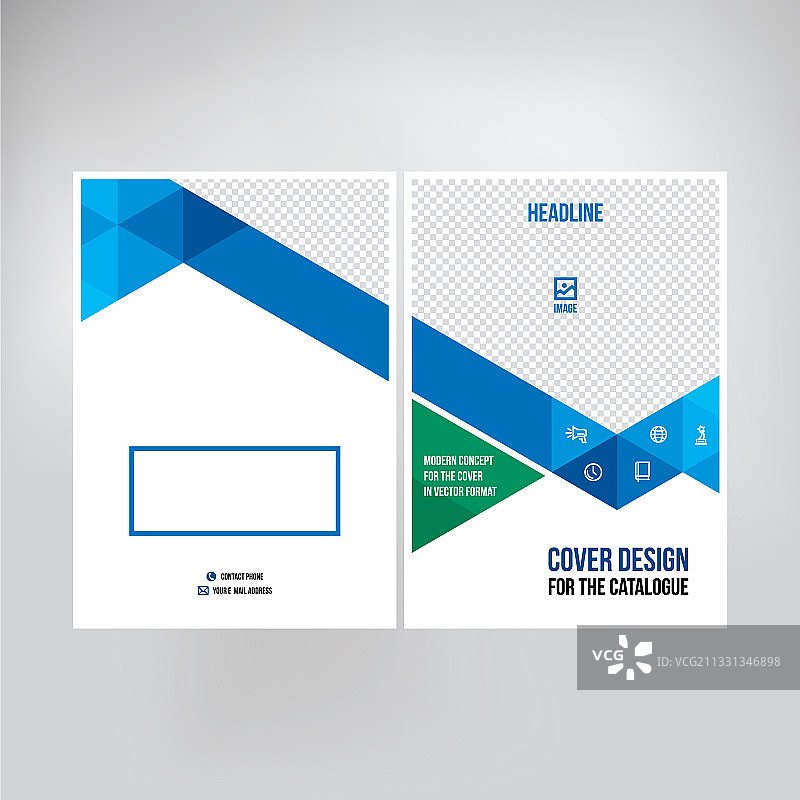 创意宣传册封面设计图片素材