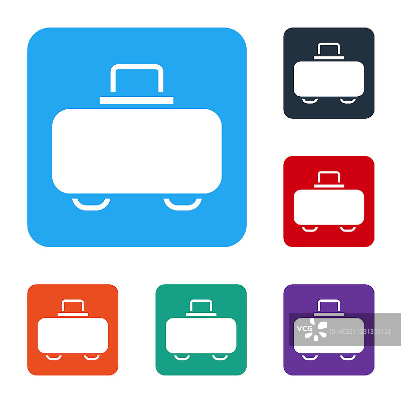 白色武器收纳运输箱图片素材