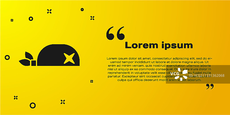 黑色海盗头巾图标，已隔离图片素材