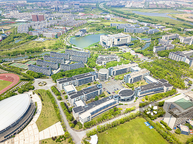 上海海事大学临港校区图书馆（新片区南汇新城）图片素材