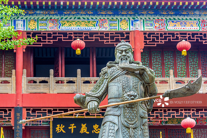 中国湖北荆州关帝庙图片素材