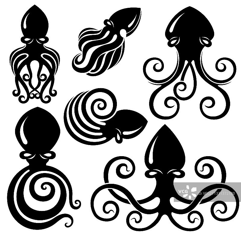 章鱼logo图标图片素材