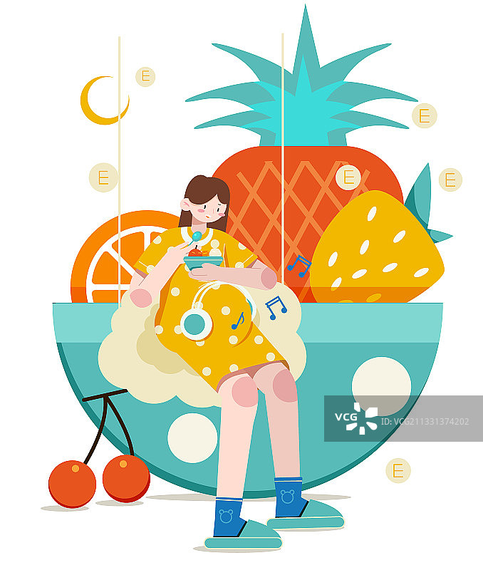 母婴健康饮食护理矢量插画图片素材