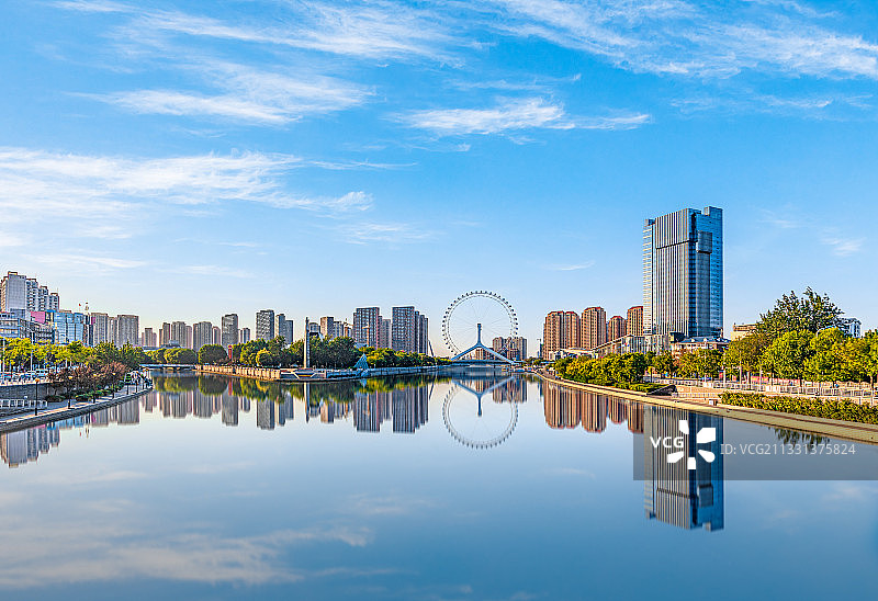天津城市建筑风光图片素材