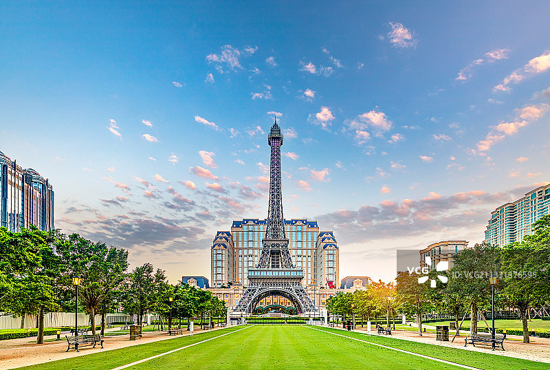 澳门巴黎人铁塔旅游风光图片素材