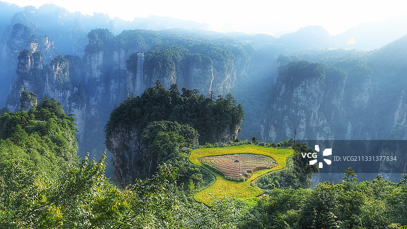张家界槟榔谷图片素材