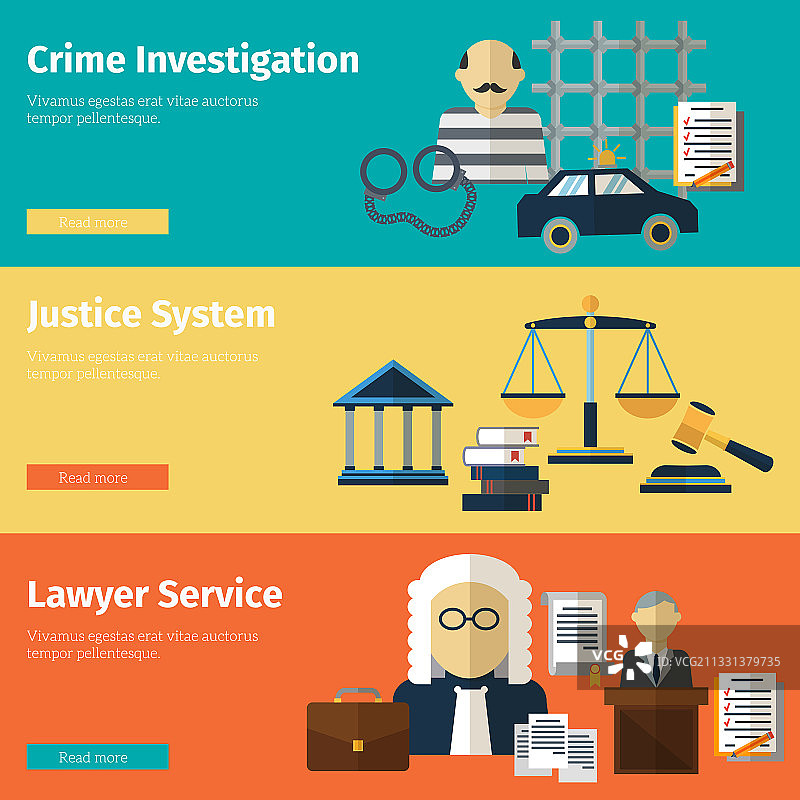 正义与律师服务banner图片素材