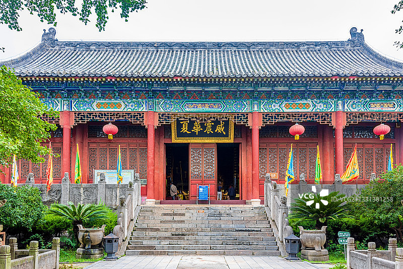 中国湖北荆州关帝庙图片素材