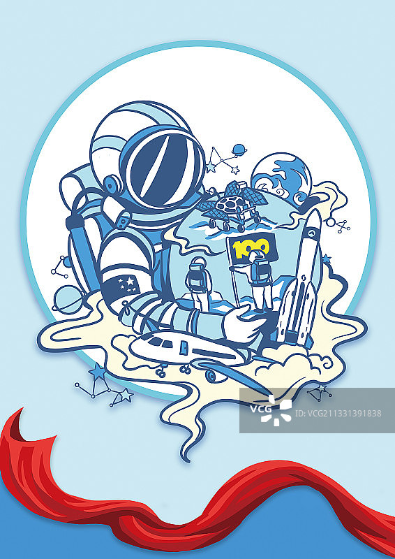 庆祝祖国成立100周年-冬图片素材