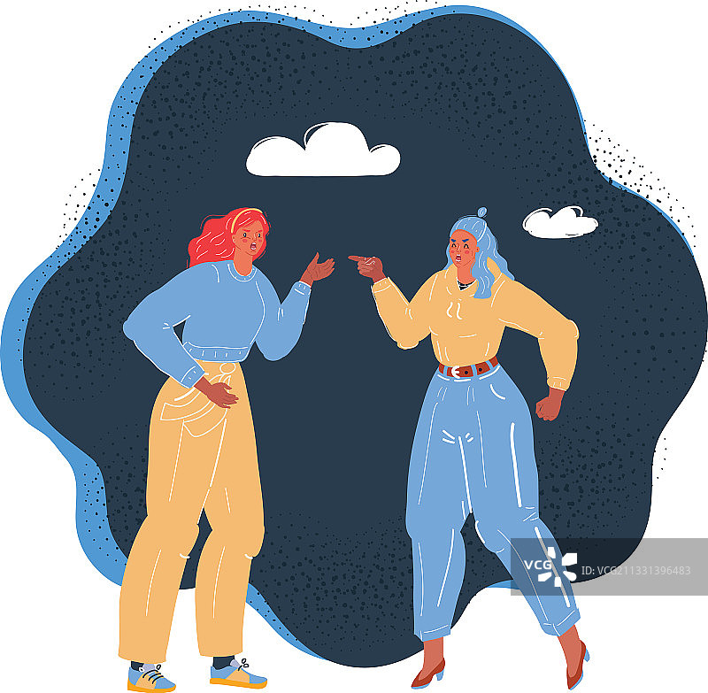 两位美丽的女性朋友图片素材