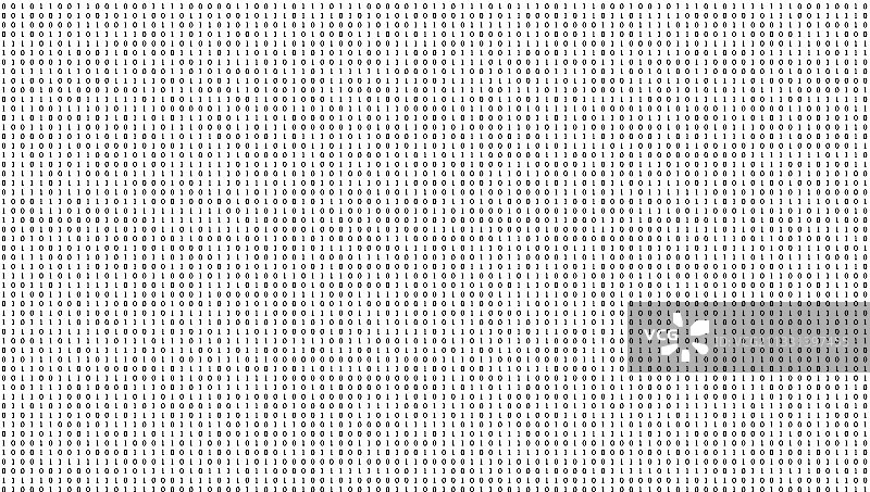 二进制代码列表无缝图案图片素材