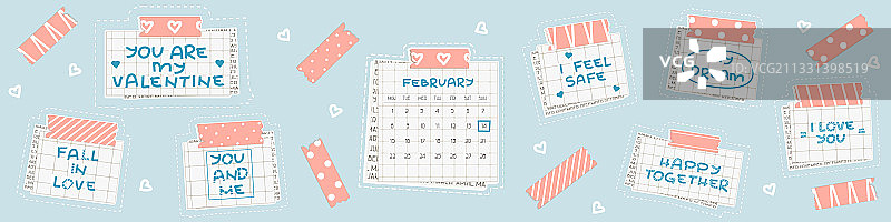 方格纸上的短语：你属于我图片素材