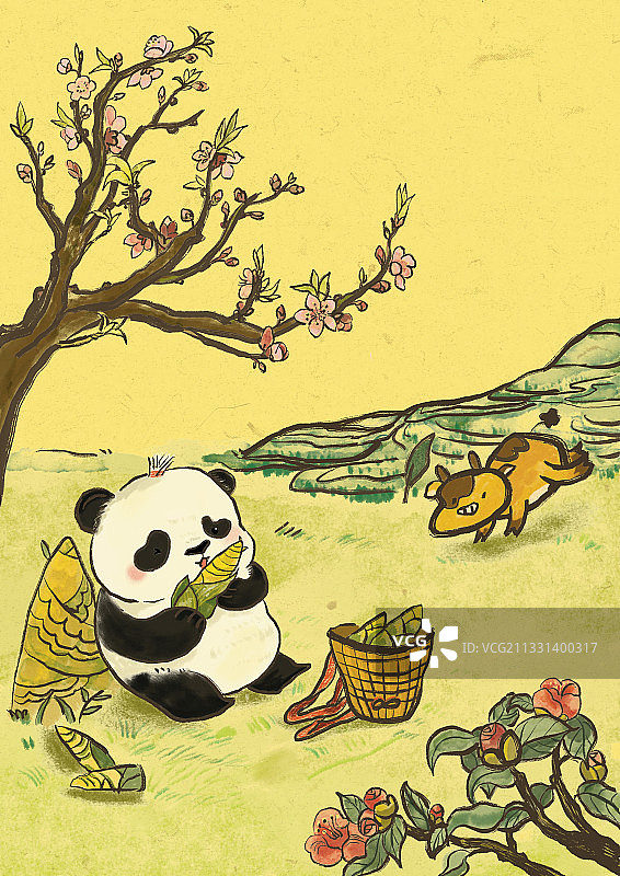 胖达立春图2图片素材