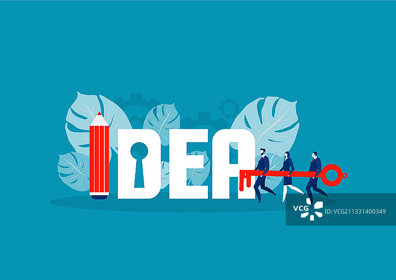 团队商业带来创意的关键图片素材