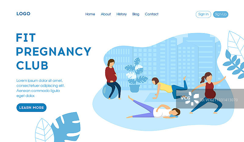 网站或网页界面模板布局图片素材