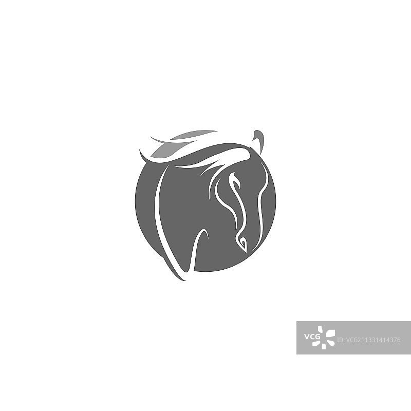 骏马标志图标设计模板图片素材