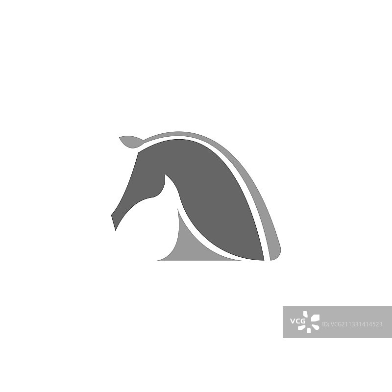 骏马标志图标设计模板图片素材