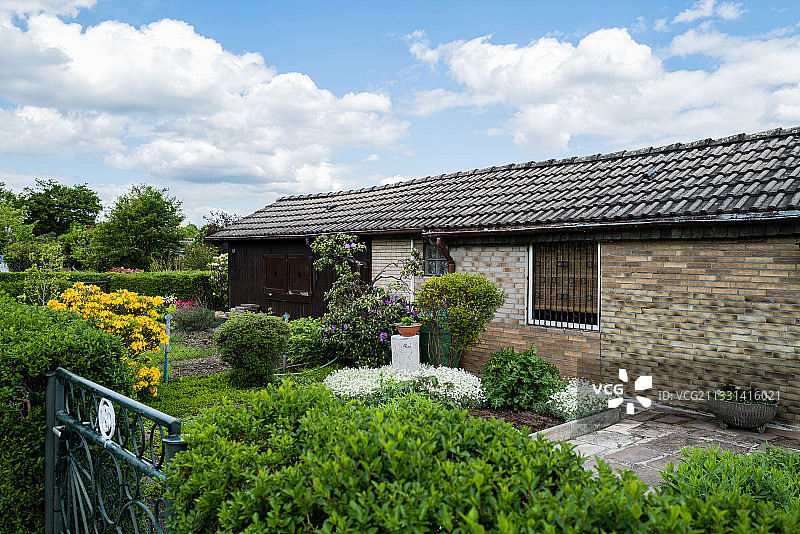 德国公园里的庭院园艺图片素材