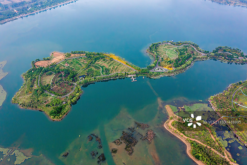中国，江苏，连云港，东海县，西双湖景区图片素材