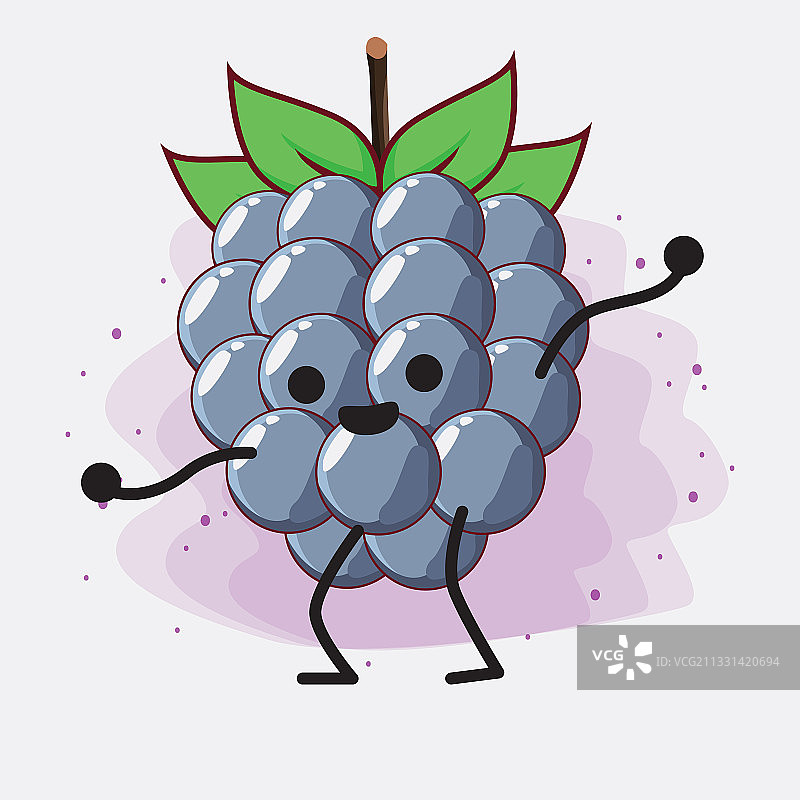 可爱的露莓水果角色图片素材