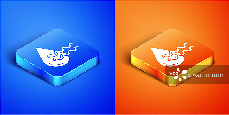 2.5D回收清洁水蓝色图标图片素材