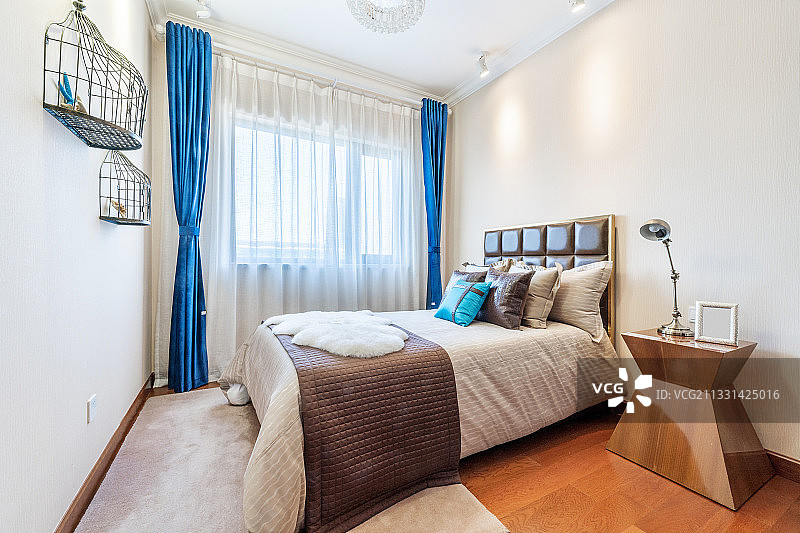 样板房卧室内部图片素材