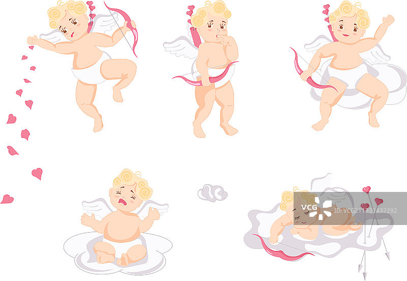 可爱的小爱神收藏图片素材