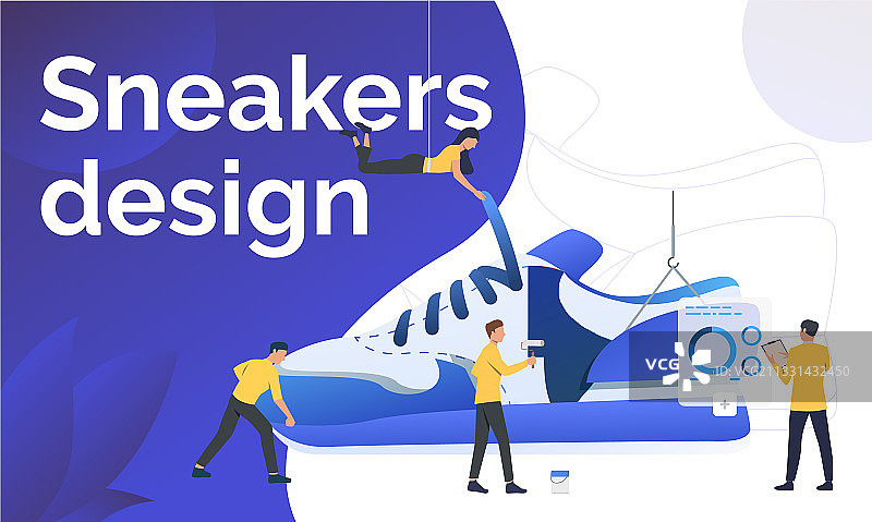 运动鞋设计海报模板图片素材