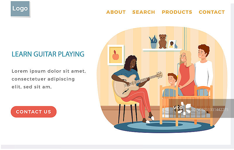 关于学习吉他演奏的网站，妈妈在唱歌图片素材