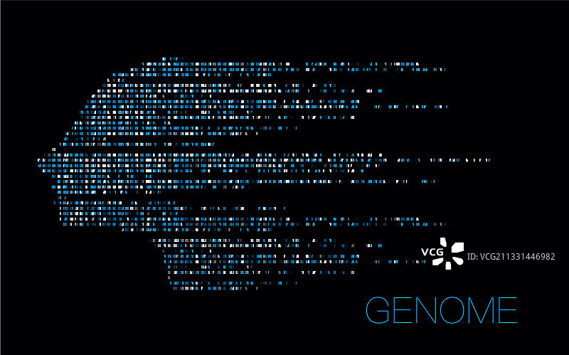 基因组大数据可视化图片素材