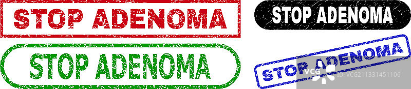 停止腺瘤矩形印章图片素材