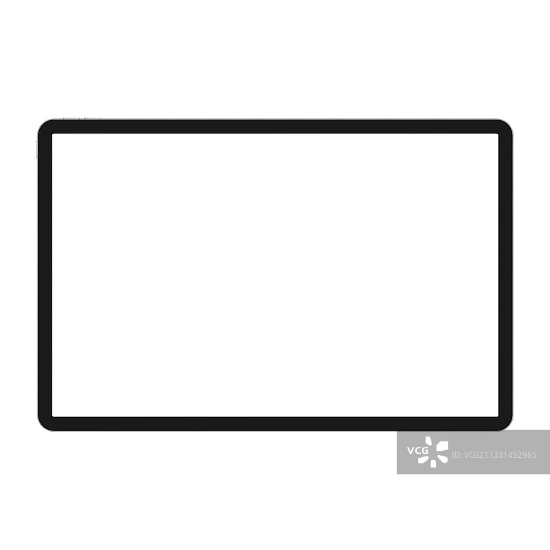 带空白屏幕的平板电脑图片素材
